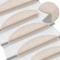 Miniatyrbild 1 av 2: Trappstegsmattor 10 st 56x17x3 cm taupe