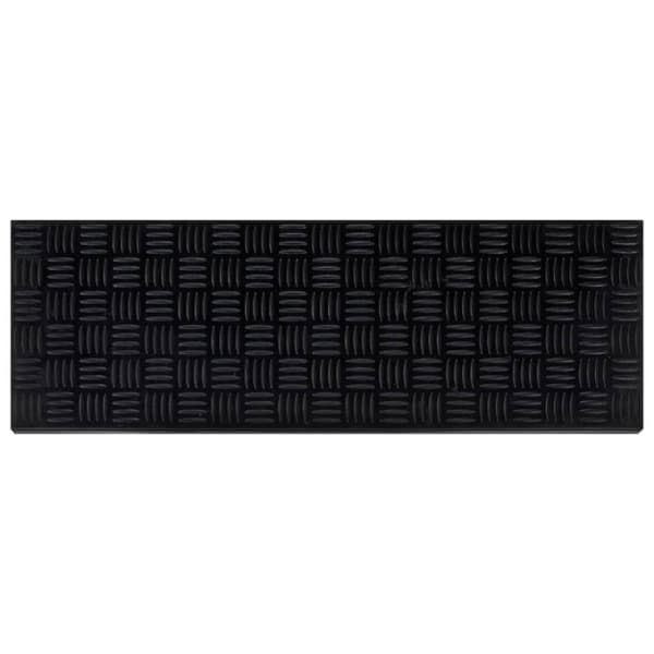 Trappstegsmattor 10 st 25x75 cm gummi