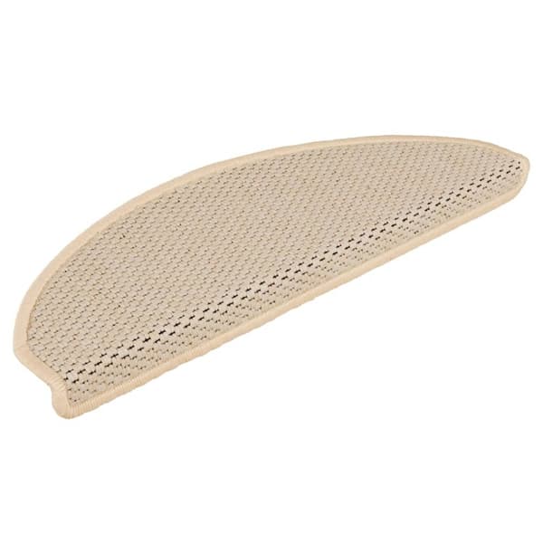 Trappmattor självhäftande sisal-look 30 st 65x21x4 cm berber