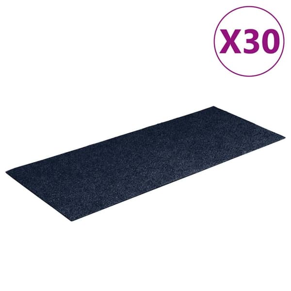 Trappmattor självhäftande 30 st blå 60x25 cm rektangulär