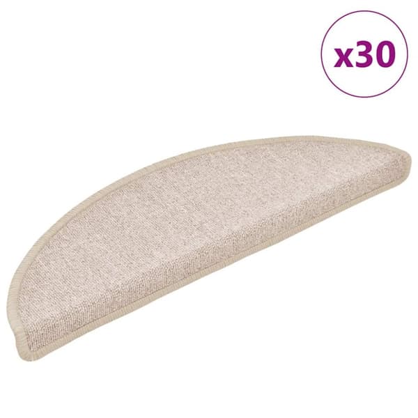 Trappmattor 30 st Taupe 56x17x3 cm