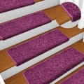 Miniatyrbild 1 av 2: Trappstegsmattor 15 st 65x21x4 cm violett