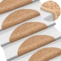 Miniatyrbild 1 av 2: Trappstegsmattor 15 st beige 56x17x3 cm