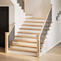 Miniatyrbild 1 av 2: Trappstegsmattor 2 pcs obehandlad 120x30x2 cm massiv ek