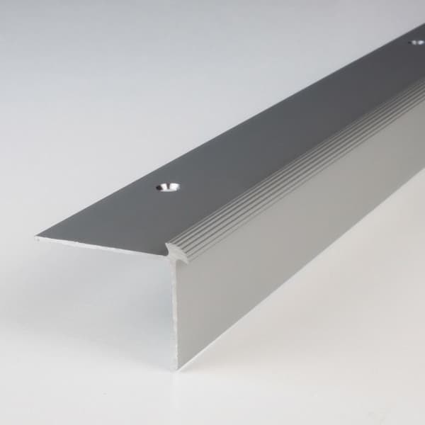 Alu anodiserad silvertrappa 3 x 30 x 40 x 1000 mm För att skruva 1 st
