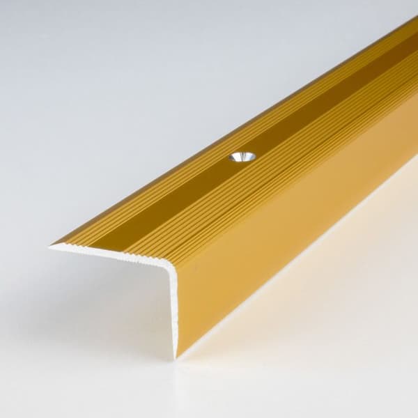 Nez de marche Aluminium Guld l 30 mm H 22 mm Lång 1000mm Att skruva 1 styck