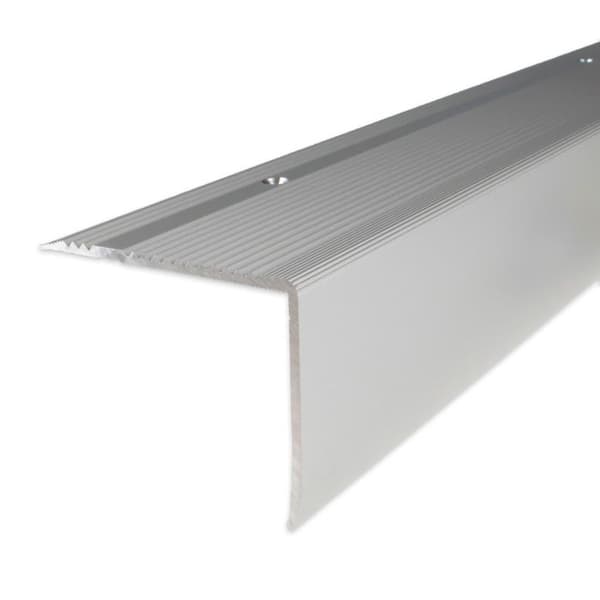 Aluminiumsprofil med silveranodisering L 69 mm H 55 mm Längd 2700 mm För att skruva fast 1 styck
