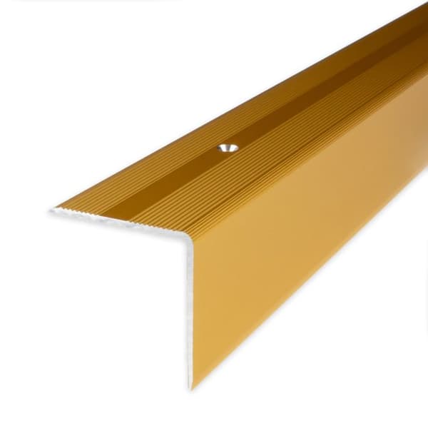Nez av alu anodiser Guld l 40 mm H 42 mm Lång 1000 mm Att skruva 1 styck