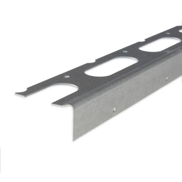 PROVISTON Reparationshörn för betongtrappor Galvaniserat stål l 36 mm H 20 mm L 1000 mm Genomgående hål