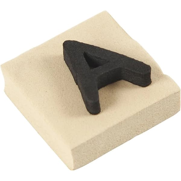 Skumstämplar Alfabet - 3x3 cm - 41 stämplar