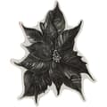 Miniatyrbild 1 av 3: Cling stamp Jul - Poinsettia - 14 cm