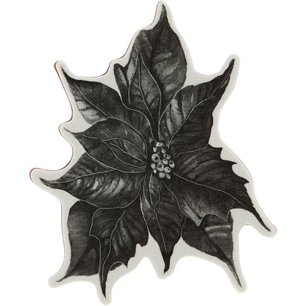 Cling stamp Jul - Poinsettia - 14 cm