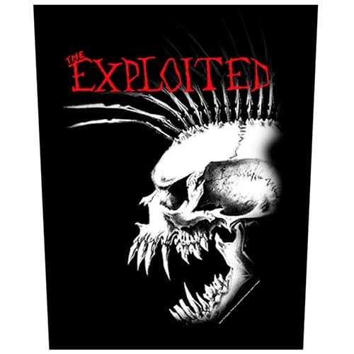 The Exploited Back Patch: Bastard Skull