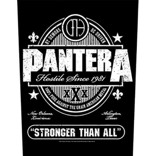Pantera Back Patch: Stronger Than All