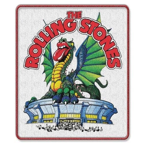 The Rolling Stones Standard Patch: Dragon (Iron On)
