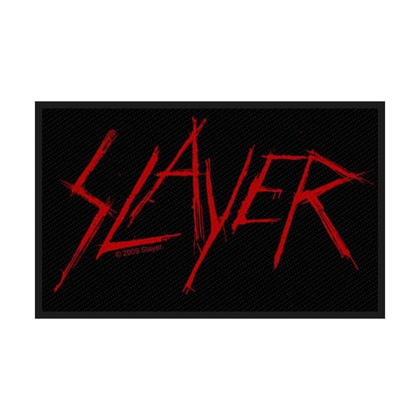 Slayer Standard Patch: Scratched Logo (Loose)