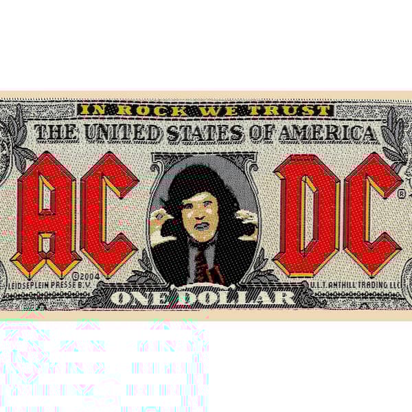 AC/DC Standard Patch: Bank Note (Loose)