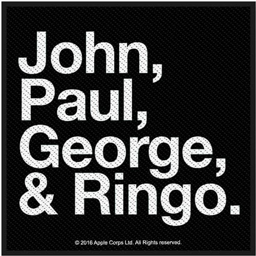 The Beatles Standard Patch: Jon, Paul, George & Ringo