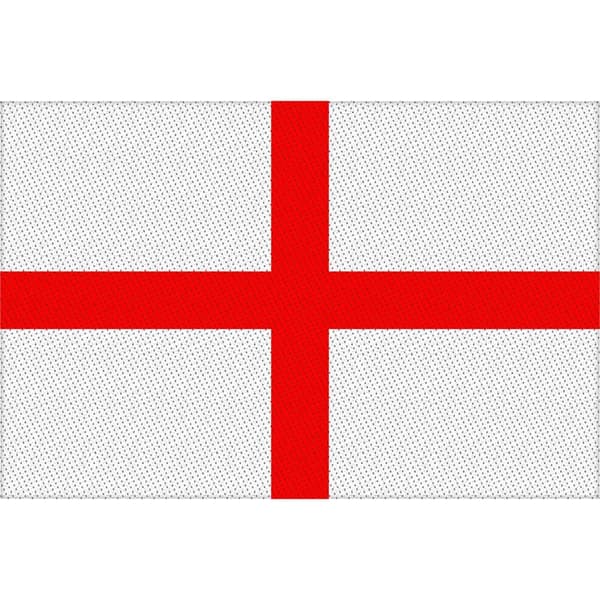 Generic Standard Patch: St Georges Cross Flag (Loose)