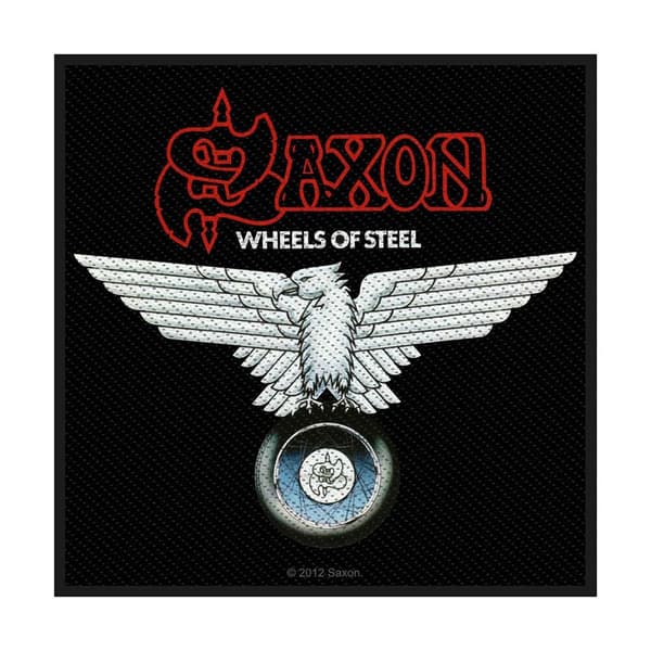 Saxon Standard Patch: Wheels of Steel (Loose)
