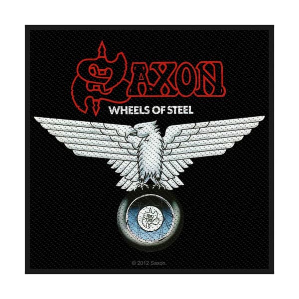 Saxon Standard Patch: Wheels of Steel (Loose)
