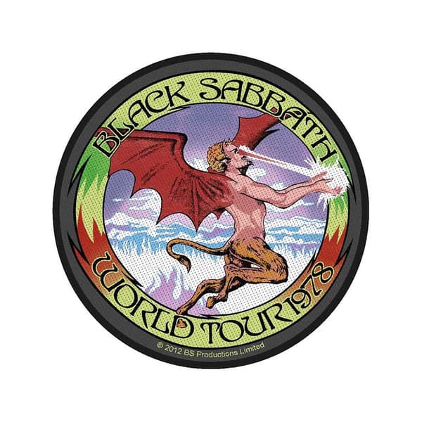 Black Sabbath Standard Patch: World Tour 1978 (Retail Pack)