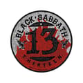 Miniatyrbild 2 av 2: Black Sabbath Standard Patch: 13 Flames Circular (Retail Pack)