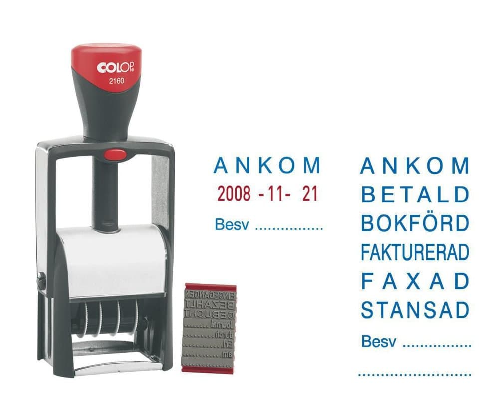 Stämpel COLOP datum stativ S2160/RL