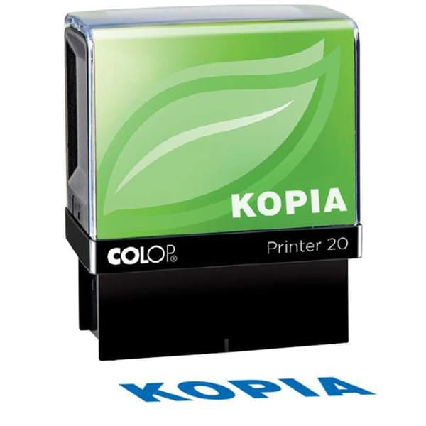 Stämpel standardtext KOPIA