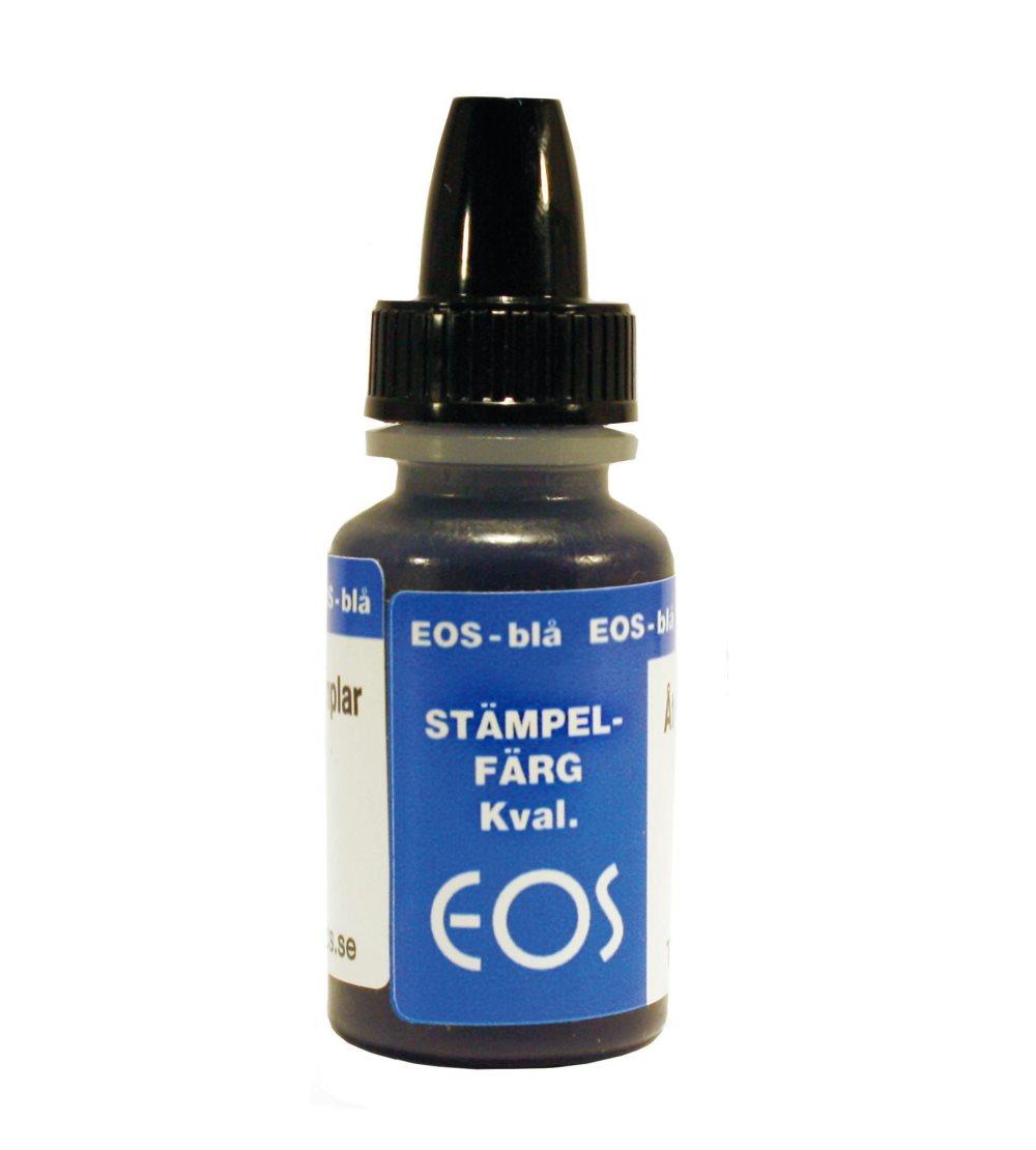 Stämpelfärg EOS blå 10ml
