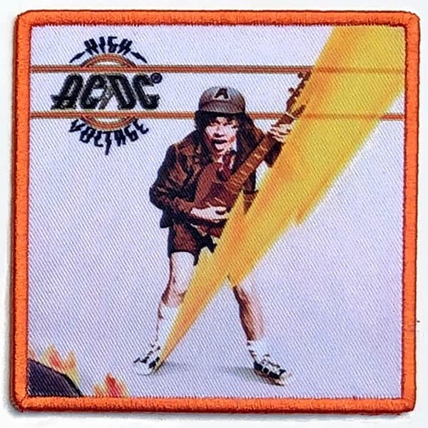 AC/DC Standard Patch: High Voltage (Album Cover)