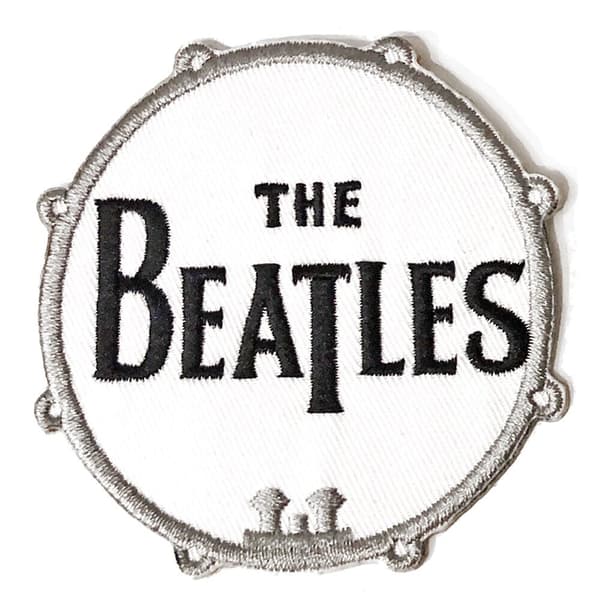 The Beatles Standard Patch: Drum Logo