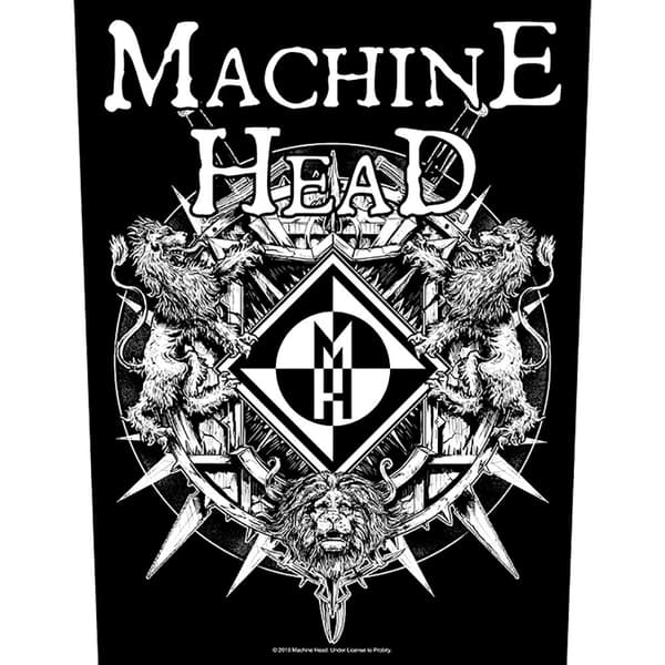 Machine Head Back Patch: Crest