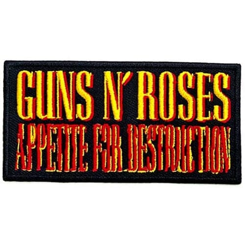Guns N' Roses Standard Patch: Appetite For Destruction