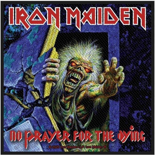 Iron Maiden Standard Patch: No Prayer For the Dying (Retail Pack)
