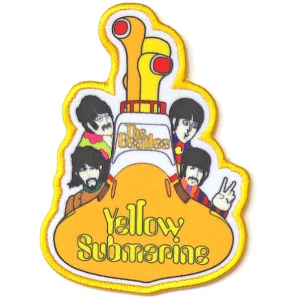 The Beatles Standard Patch: Yellow Submarine All Aboard (Loose)