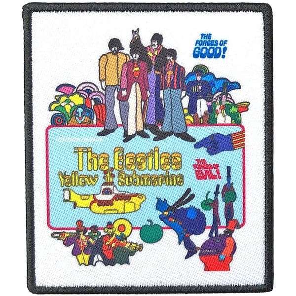 The Beatles Standard Patch: Yellow Submarine Movie Poster (Loose)
