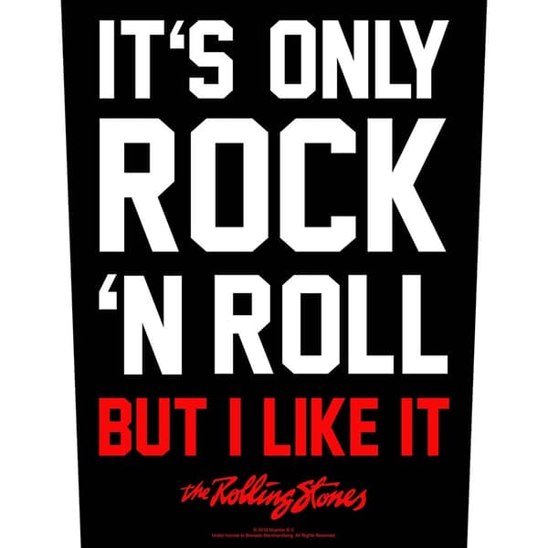 The Rolling Stones Back Patch: It's Only Rock N' Roll