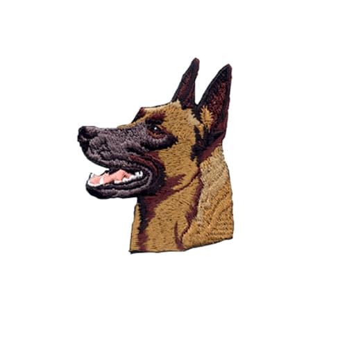 Brodyrmärke Malinois huvud
