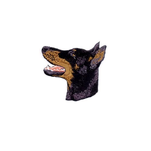 Brodyrmärke Doberman kuperad