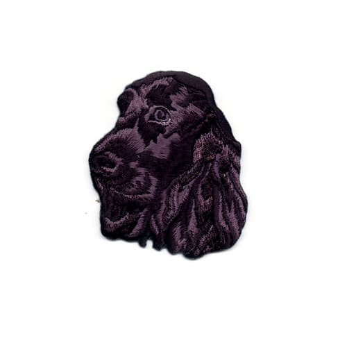 Brodyrmärke Cocker Spaniel, svart
