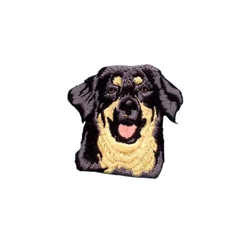 Brodyrmärke Hovawart, black and tan