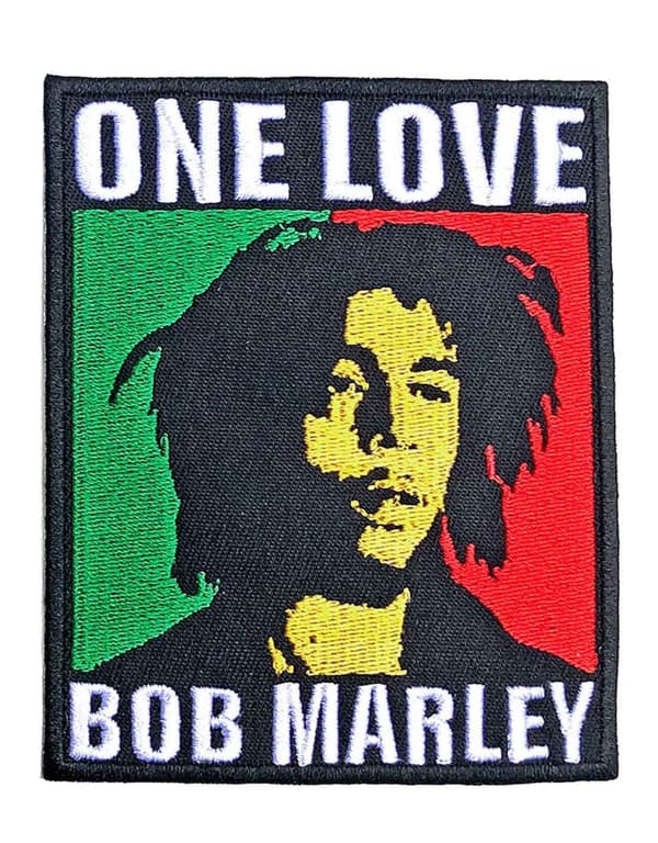 Bob Marley Patch One Love Official One Size