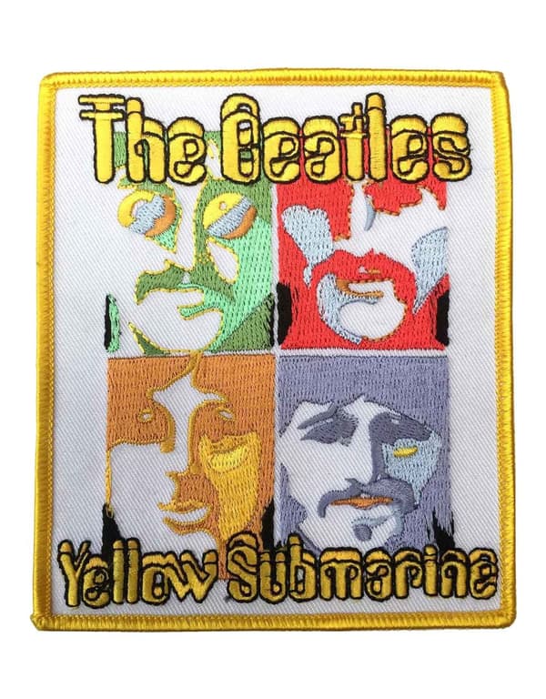 The Beatles Patch Sea of Science Band Logo Official Woven Iron on (10cmx5cm) Accessory Size