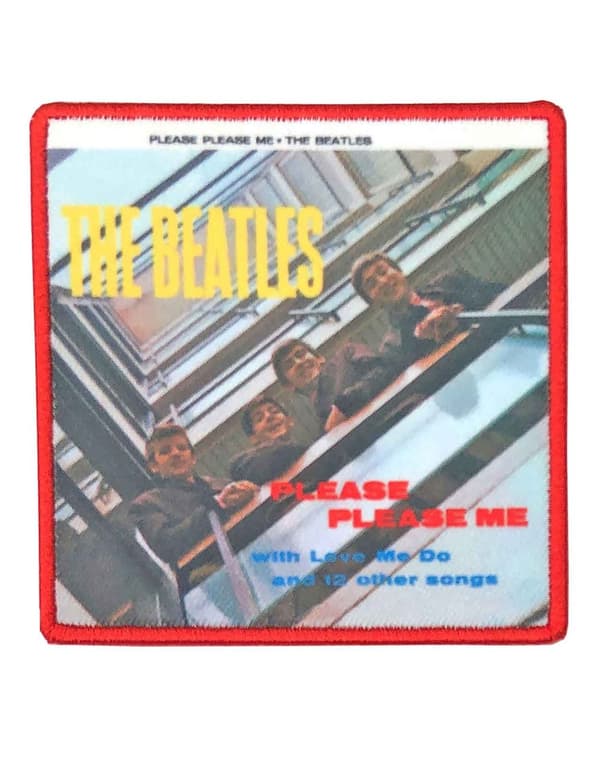 The Beatles Patch Please Me Album Cover Official embroidered Iron on Accessory Size