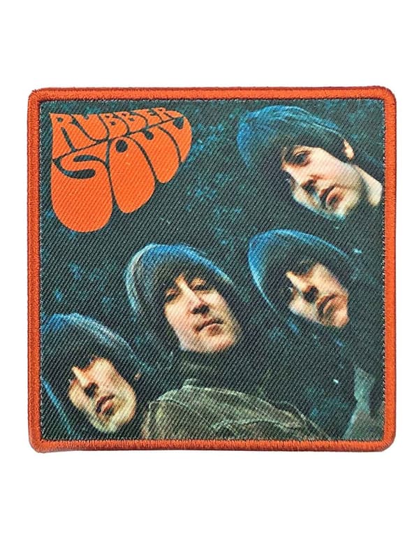 The Beatles Patch Rubber Soul Album Cover Official embroidered Iron on Accessory Size