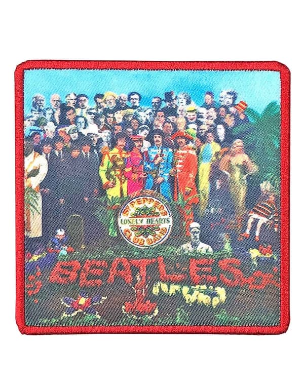 The Beatles Patch Sgt Peppers Album Cover Official embroidered Iron on Accessory Size
