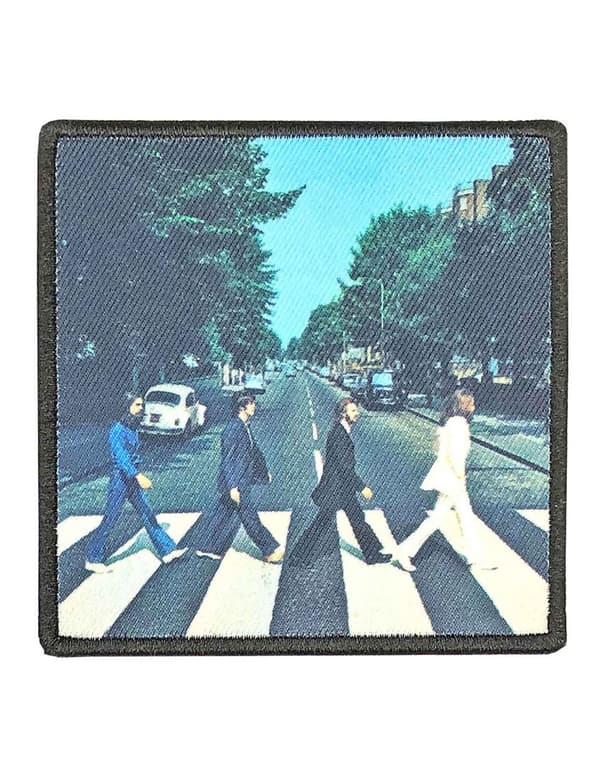 The Beatles Patch Abbey Road Album Cover Official embroidered Iron on Accessory Size
