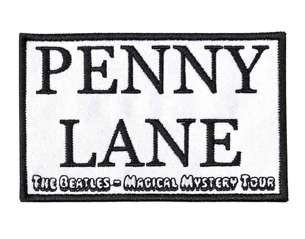 The Beatles Patch Magical Mystery Tour Penny Lane embroidered Iron on6x9.5cm Accessory Size
