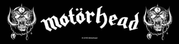 Motorhead Patch Warpigs band logo Official woven strip (20cm x 6cm) One Size